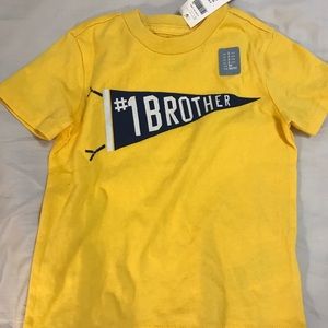 #1 Brother GAP Shirt Toddler Size 2T